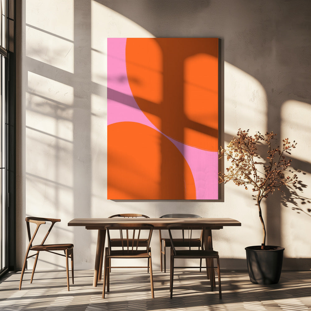 Gedurfde cirkels dansen | Canvas