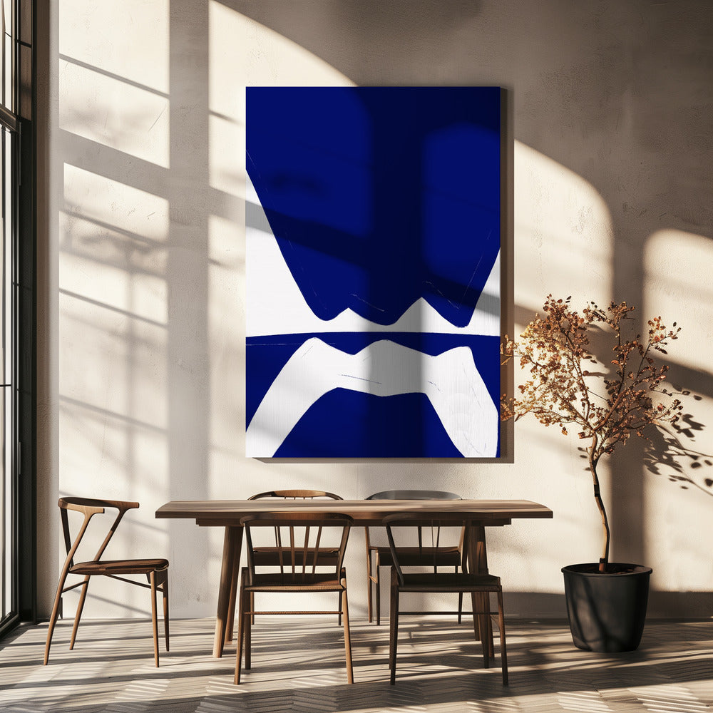 Blauwe Golven Harmonie | Canvas