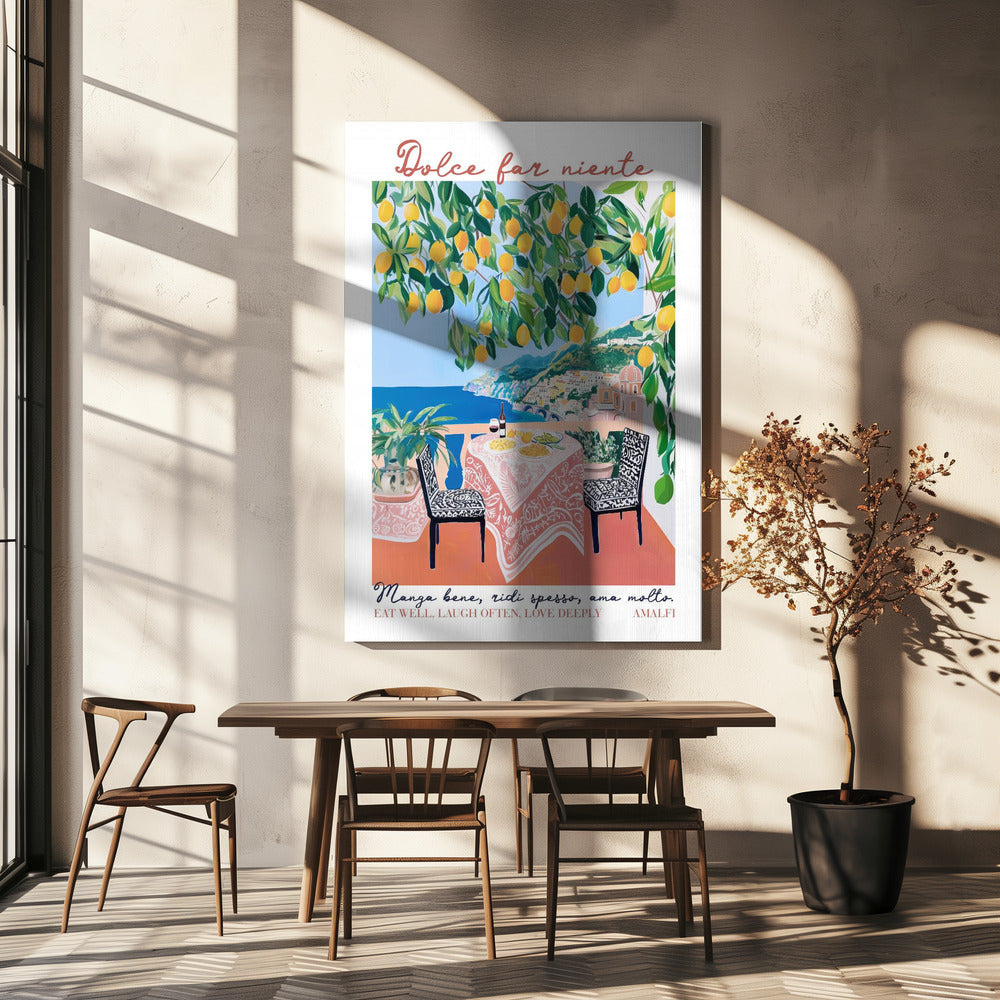 Eet goed Amalfi | Canvas