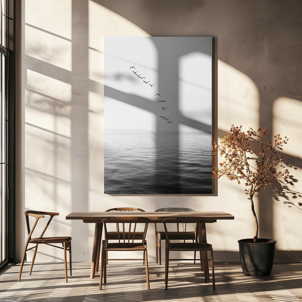 Vliegende vogels | Canvas