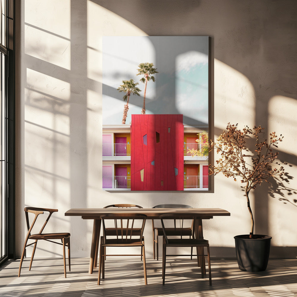 Palm Springs Kleuren | Canvas