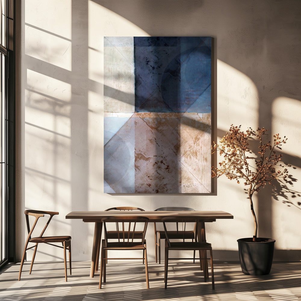 Abstract geometrisch patroon | Canvas