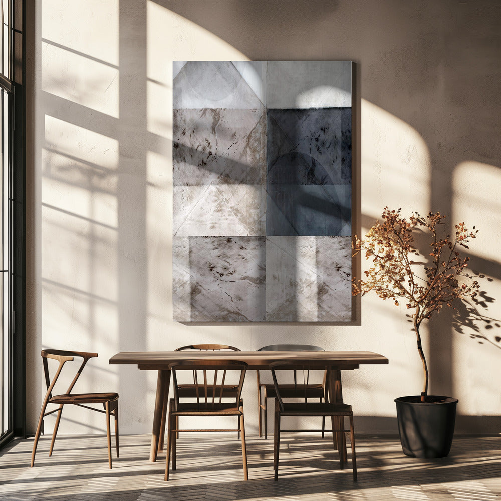 Abstract geometrisch patroon | Canvas