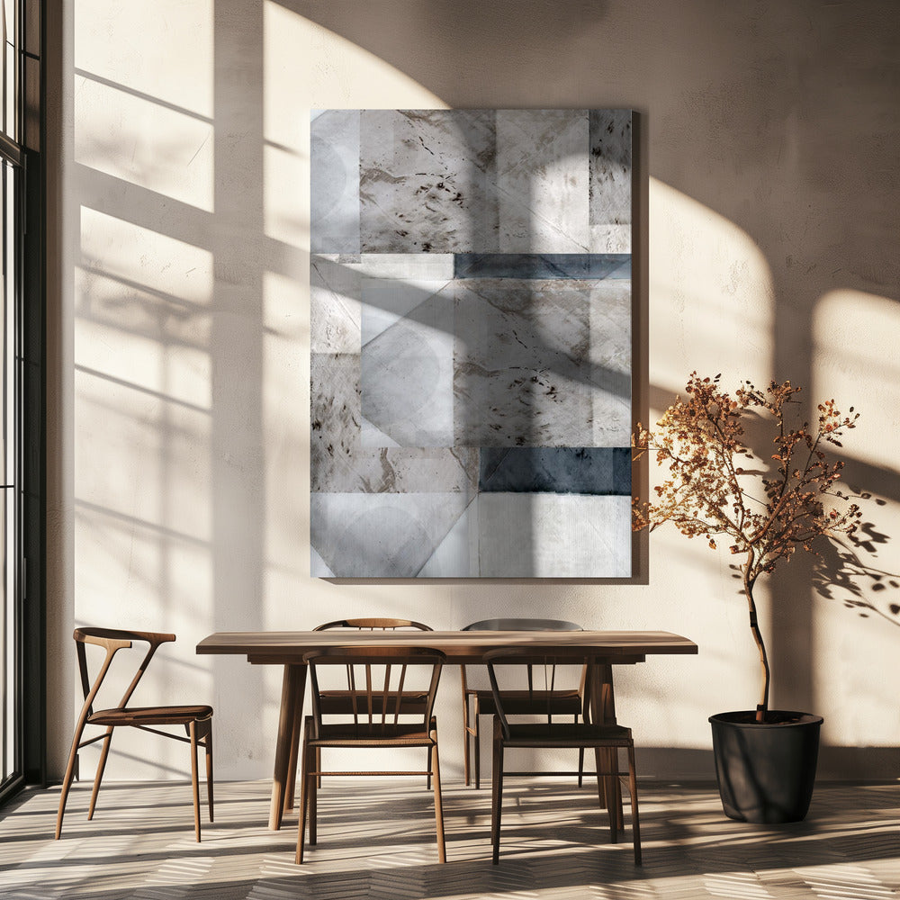 Abstract geometrisch patroon | Canvas