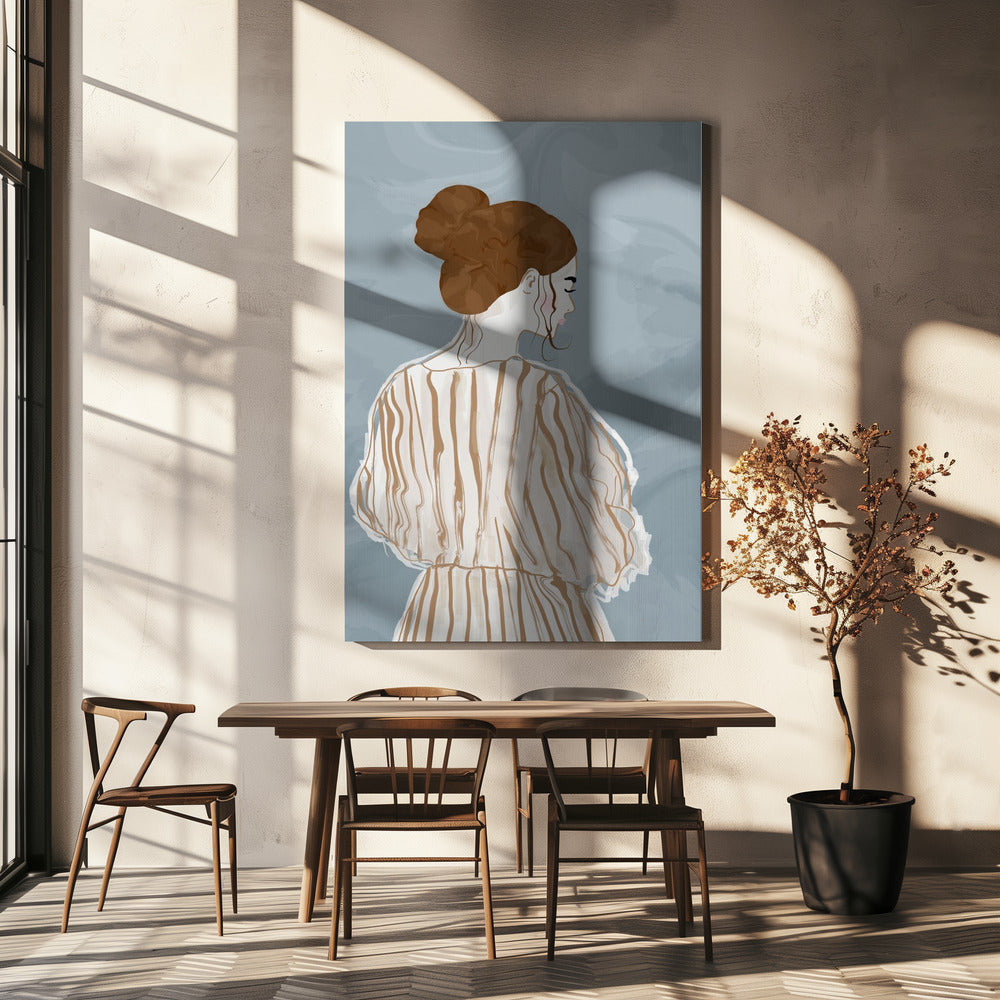 Vrouw om alleen te staan | Canvas
