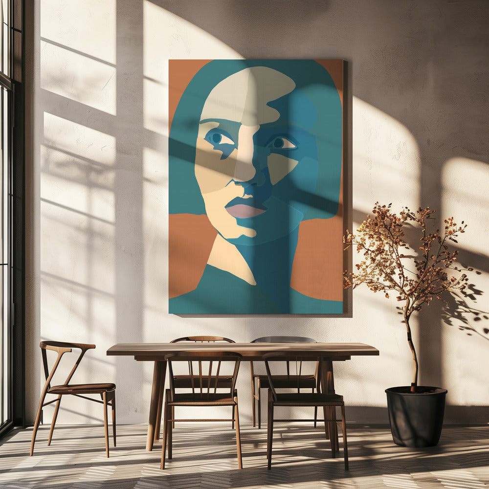 Portret van dame | Canvas