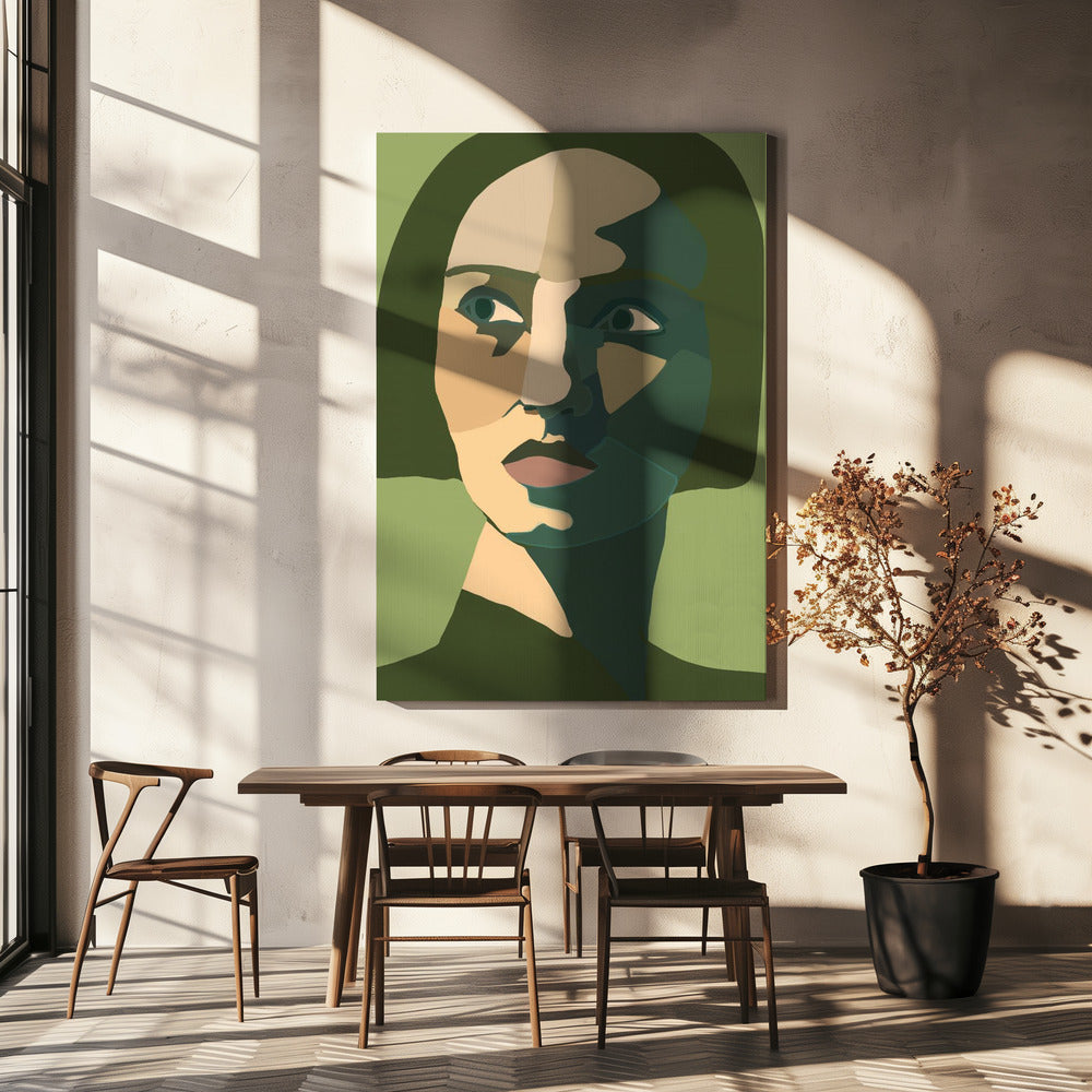 Portret van dame | Canvas