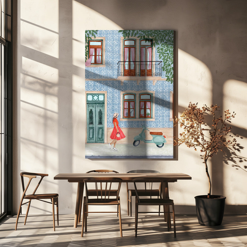 Lissabon Stad | Canvas