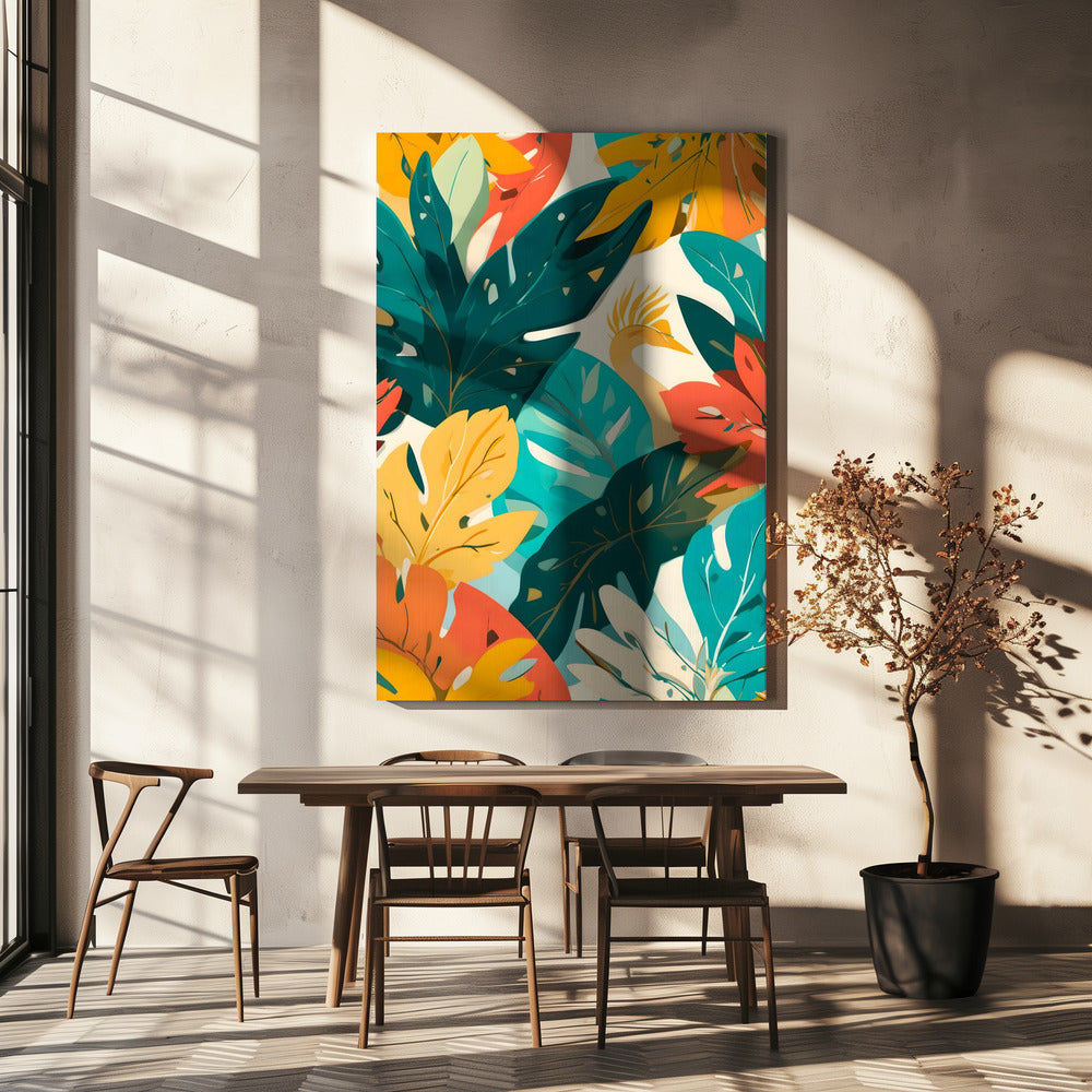 Bloeiend Groen | Canvas