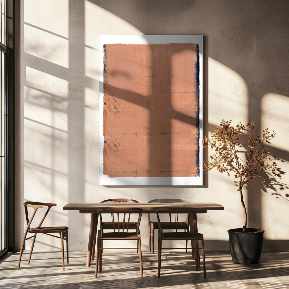 Gestructureerde abstractie in aardtinten | Canvas