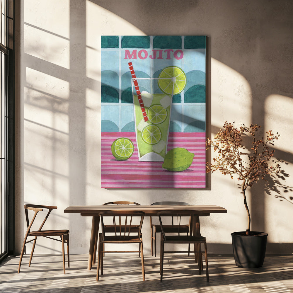 Glass of Mjito | Canvas