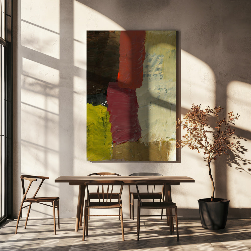 Aardse tonen dansen | Canvas