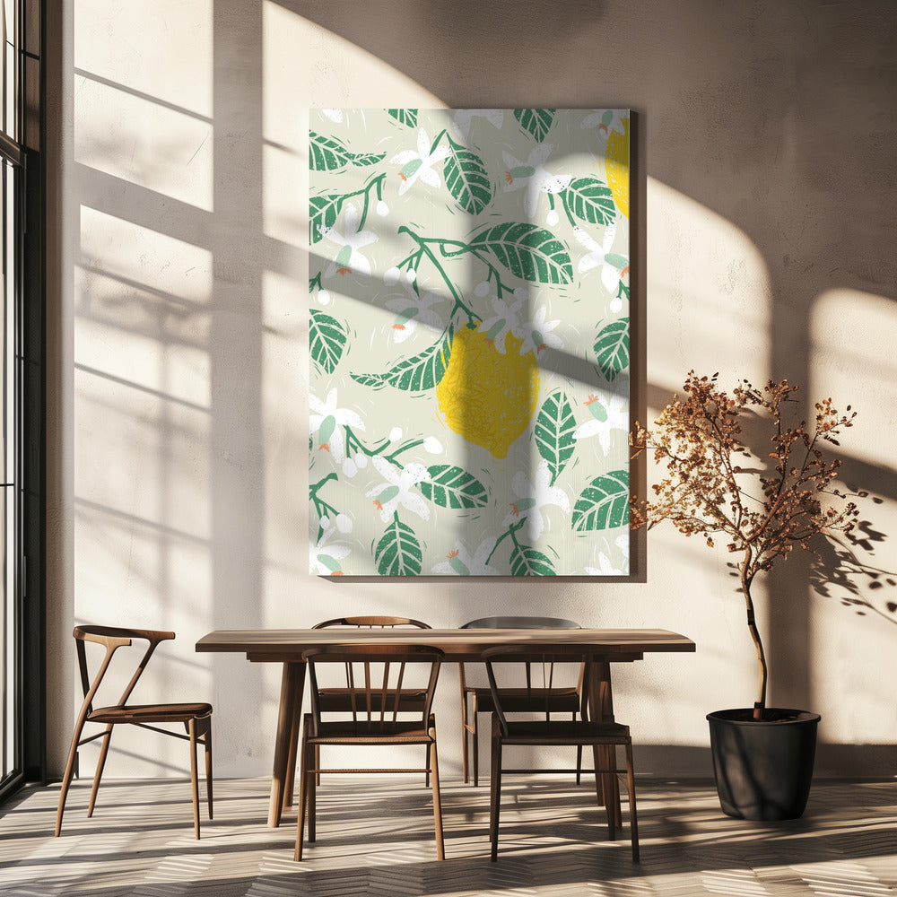 Citroenbloesem | Canvas