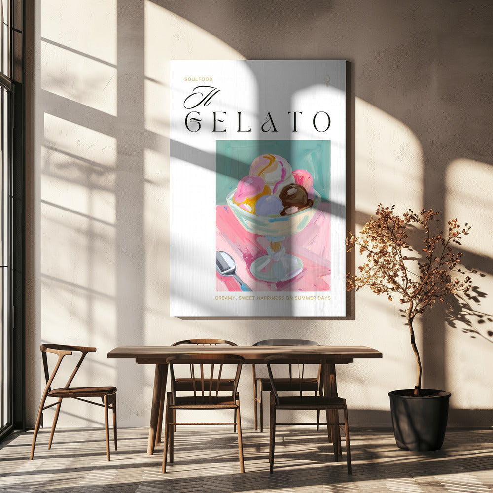 Gelato-ijsje | Canvas