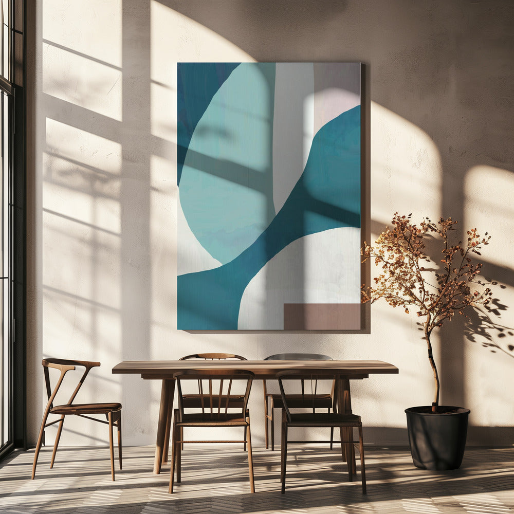 Vloeiende golven | Canvas