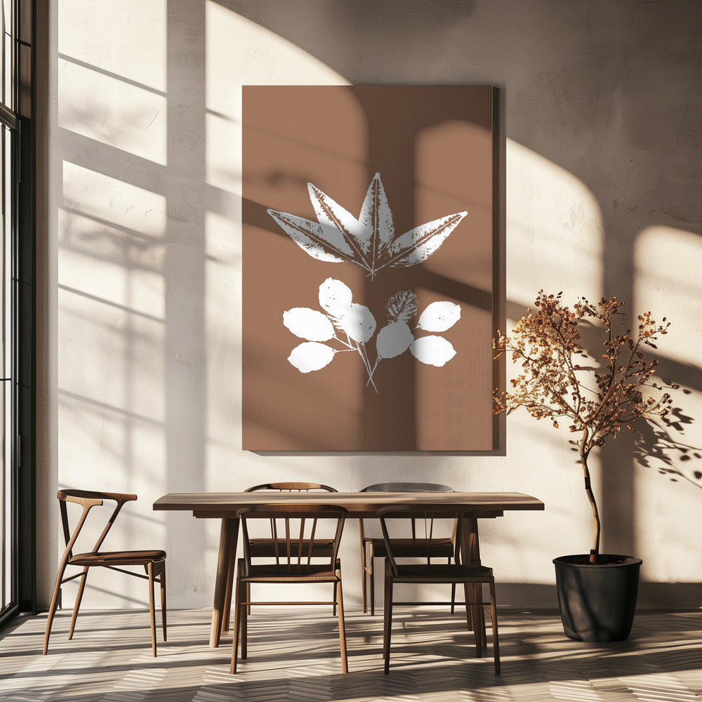Botanische silhouetten | Canvas