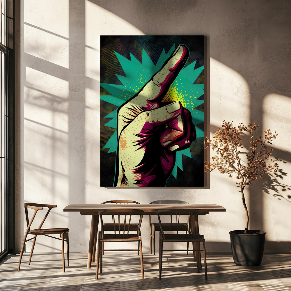 Levendige handgebaren | Canvas