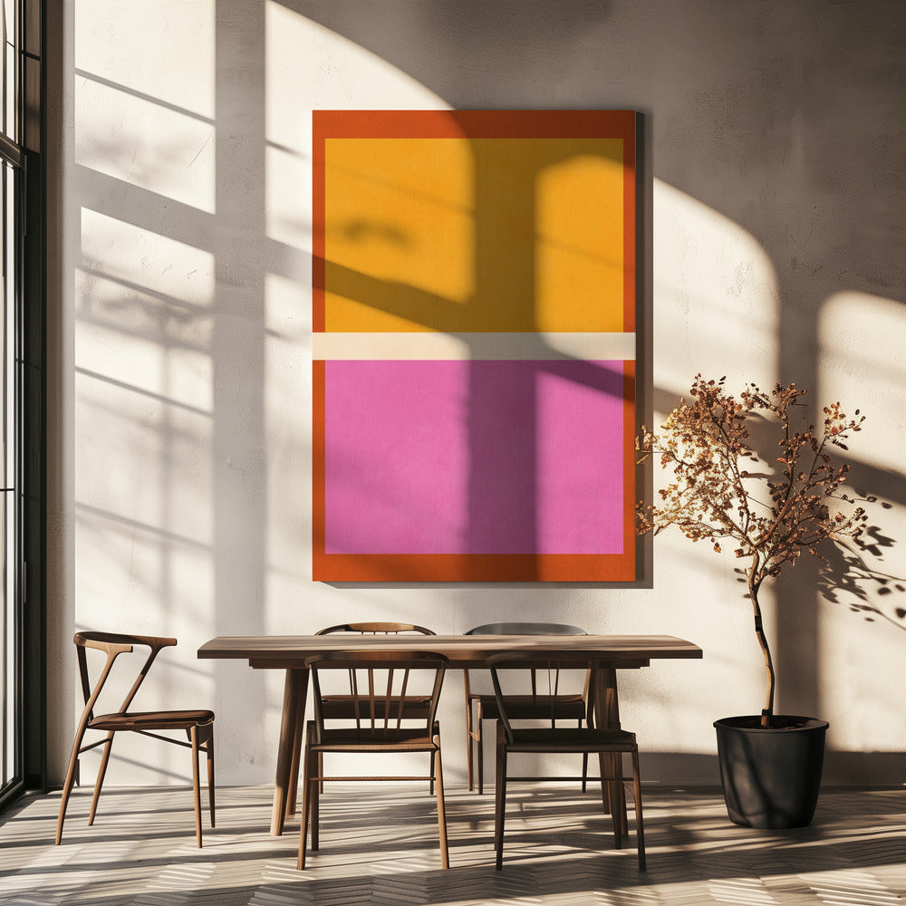 Gedurfde geometrische blokken | Canvas
