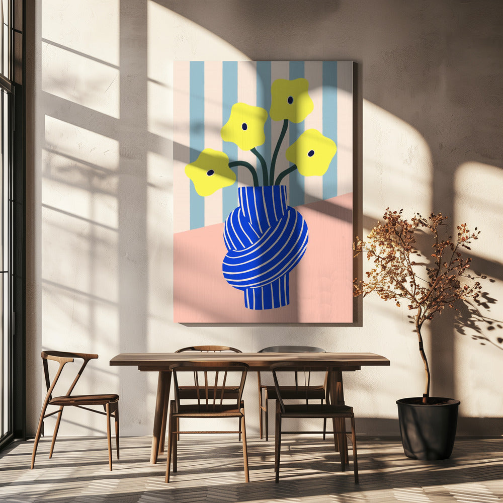 Gedraaide elegantie | Canvas