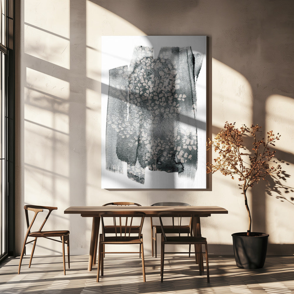 Abstracte aquarel delicate botanische patronen | Canvas
