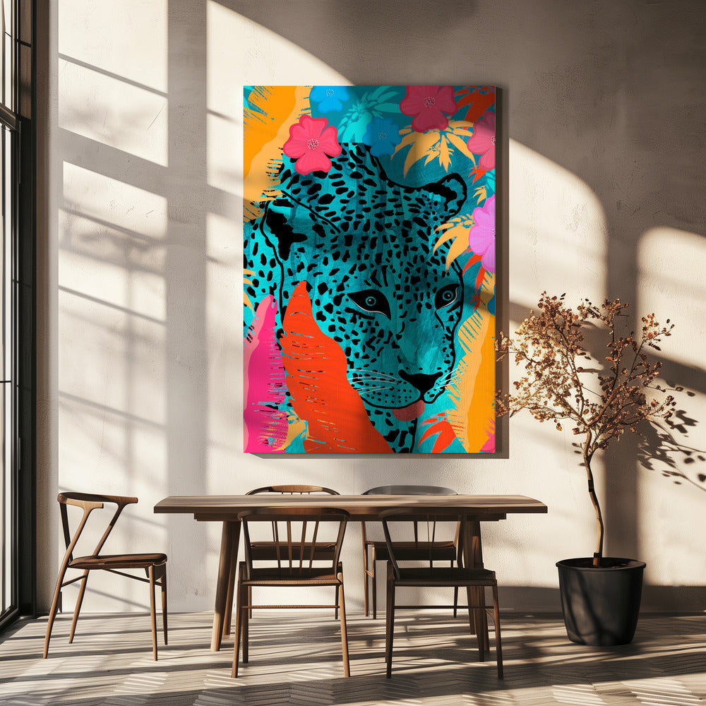Kleurrijke jungle | Canvas