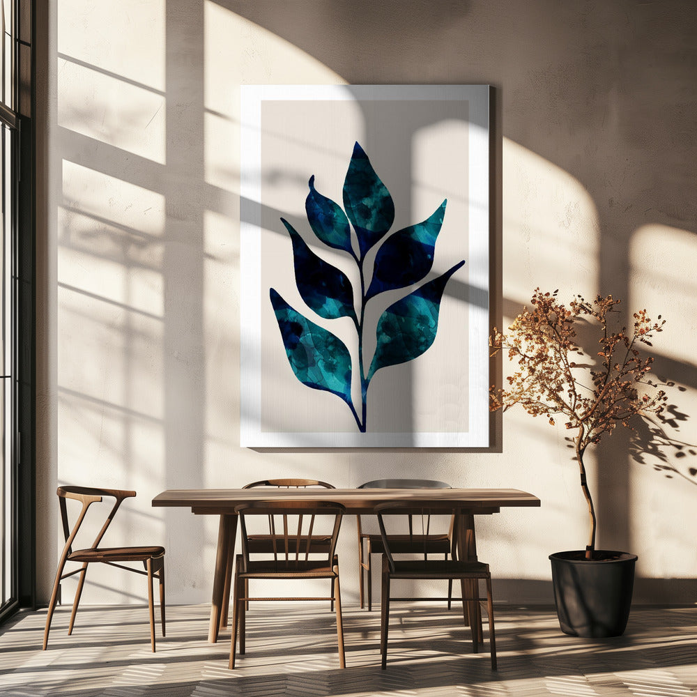 Teal Sprout-studie | Canvas