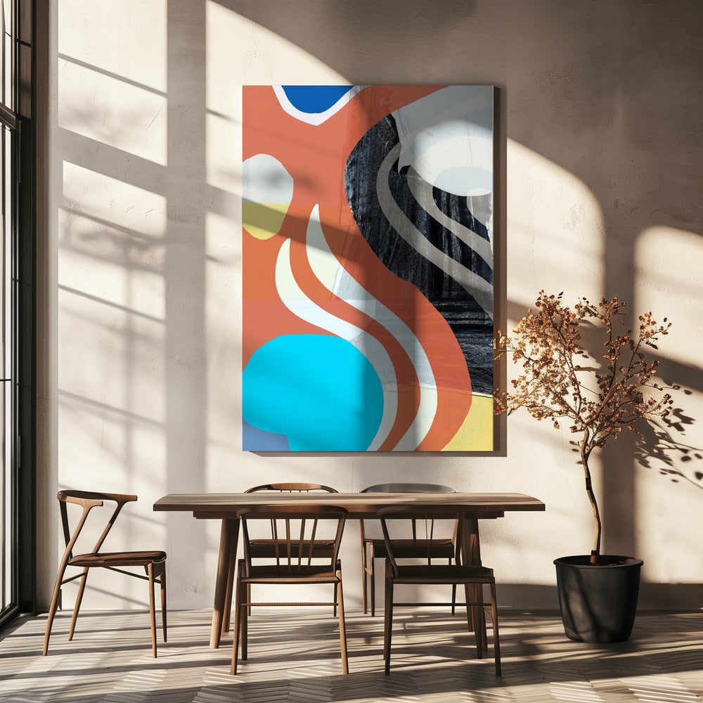 Gefragmenteerde stroom | Canvas