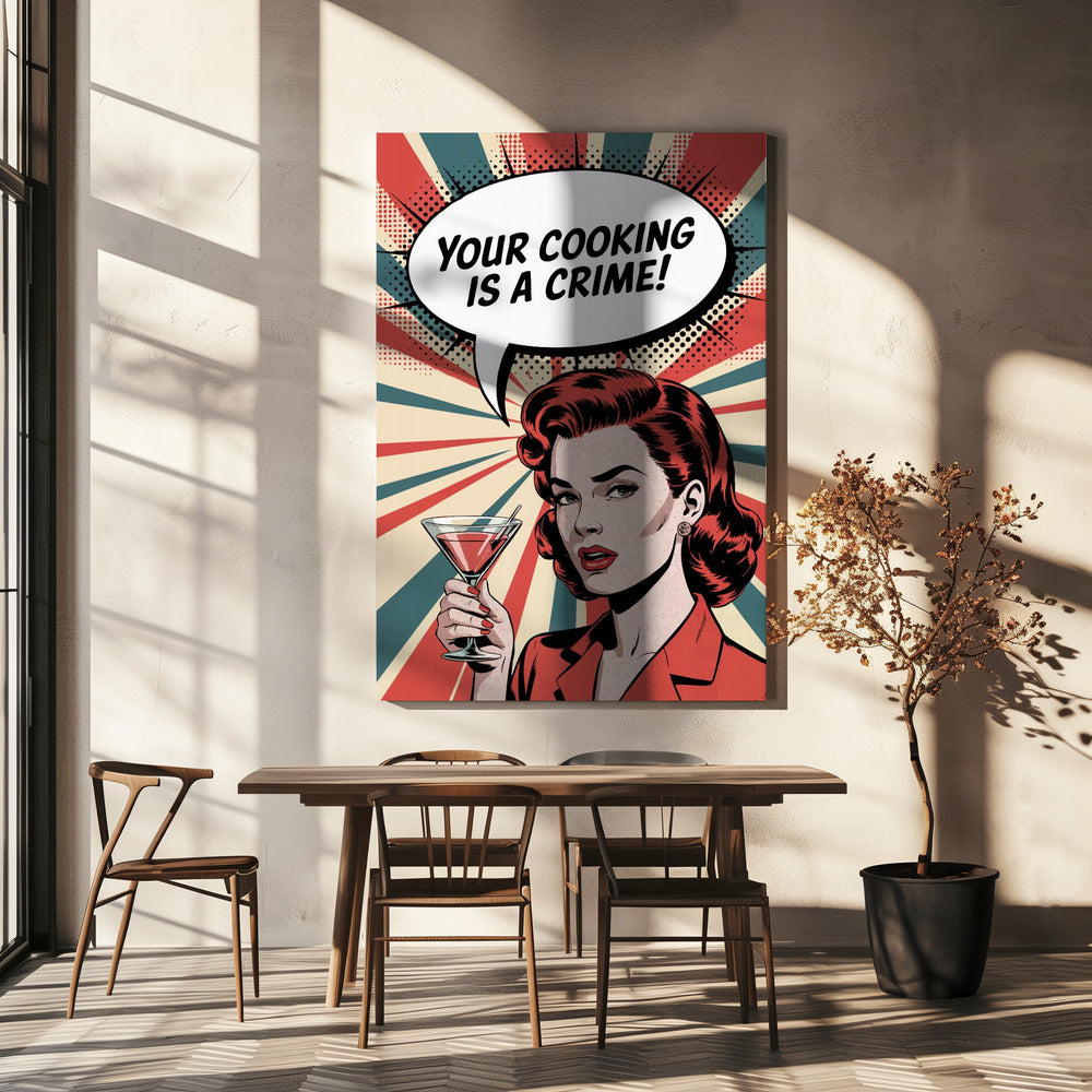 Retro Culinaire Roast | Canvas