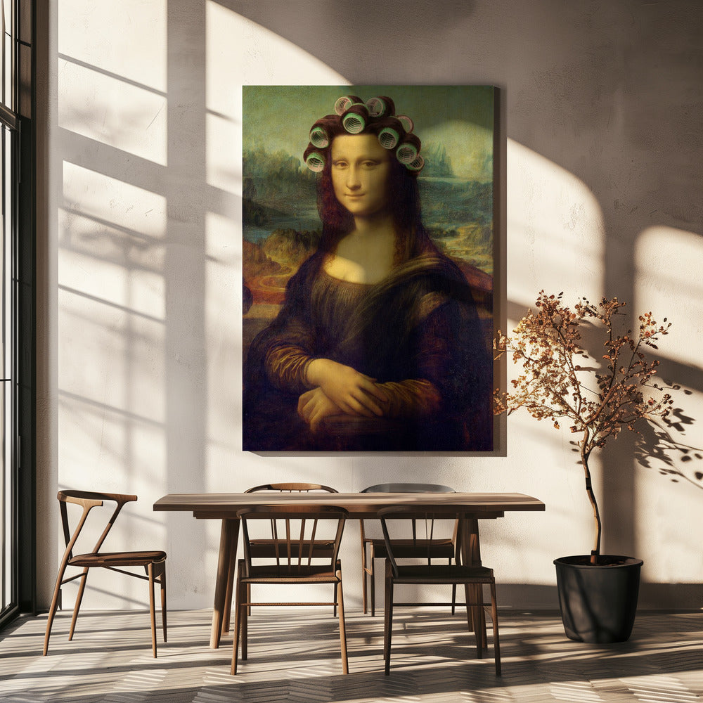 Mona Lisa - the Curly Girly Edition | Canvas
