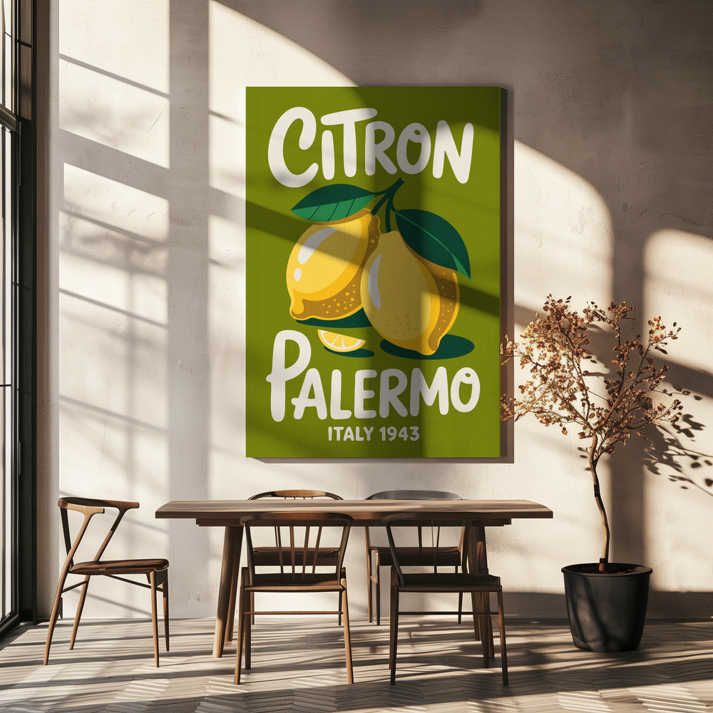 Citroenoogst | Canvas