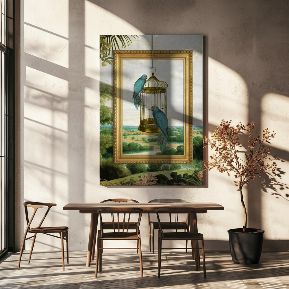 Het Gouden Uitzicht | Canvas