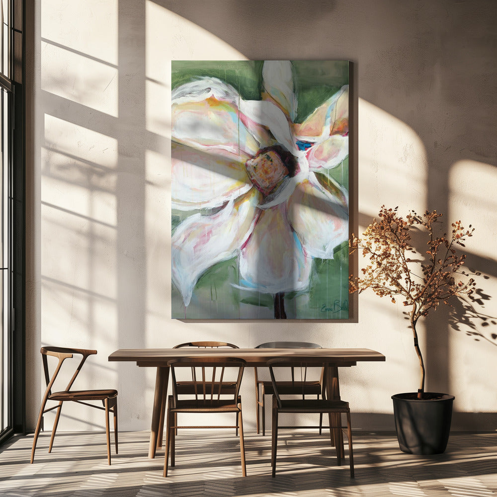 Roze Magnolia | Canvas