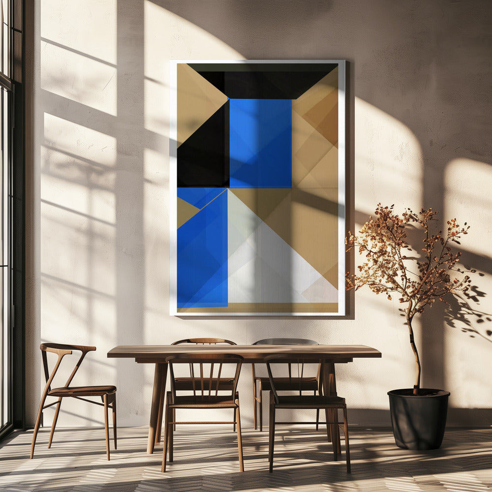 Kobaltgeometrie | Canvas