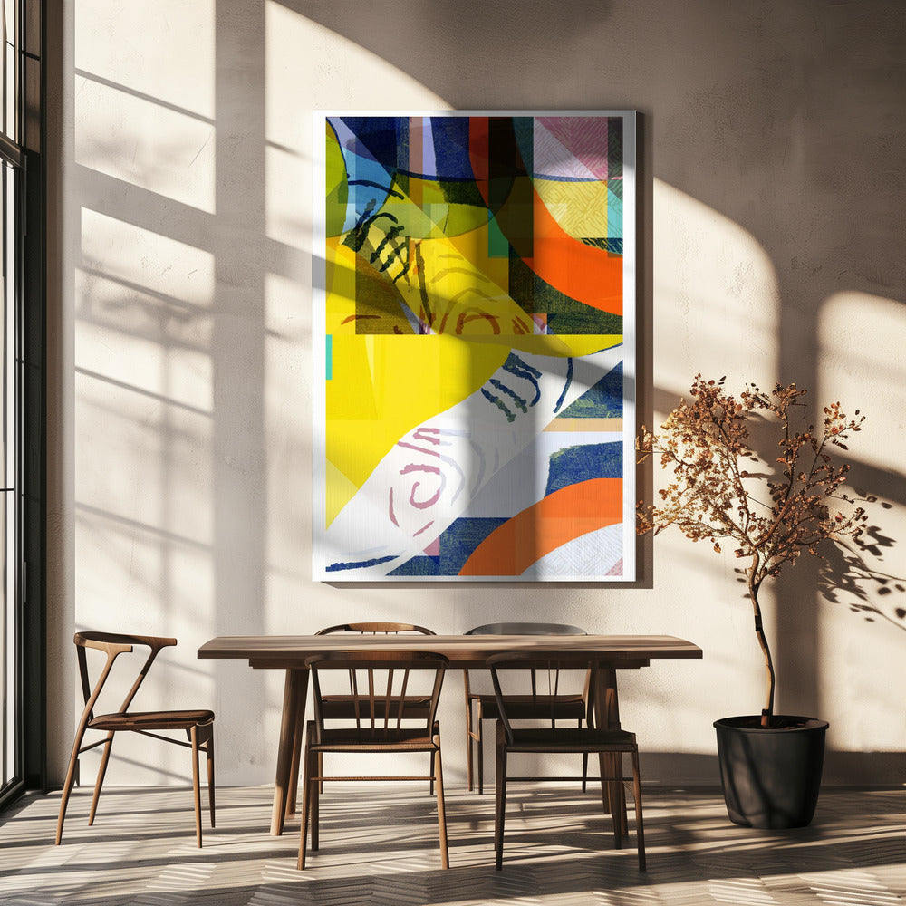 Vrolijke vormen | Canvas