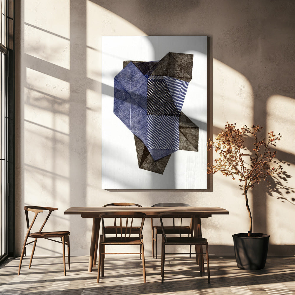 Veelhoekige vorm XV. | Canvas