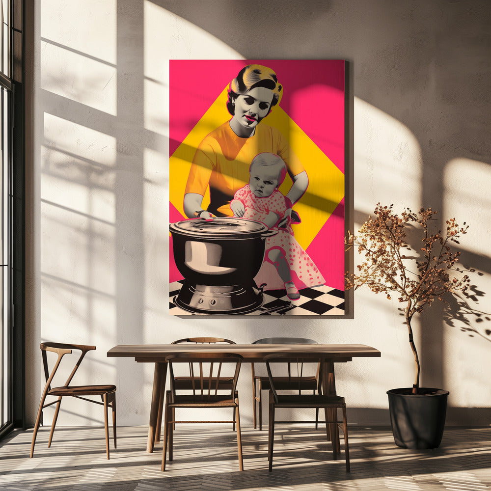 Surrealistische moeder | Canvas