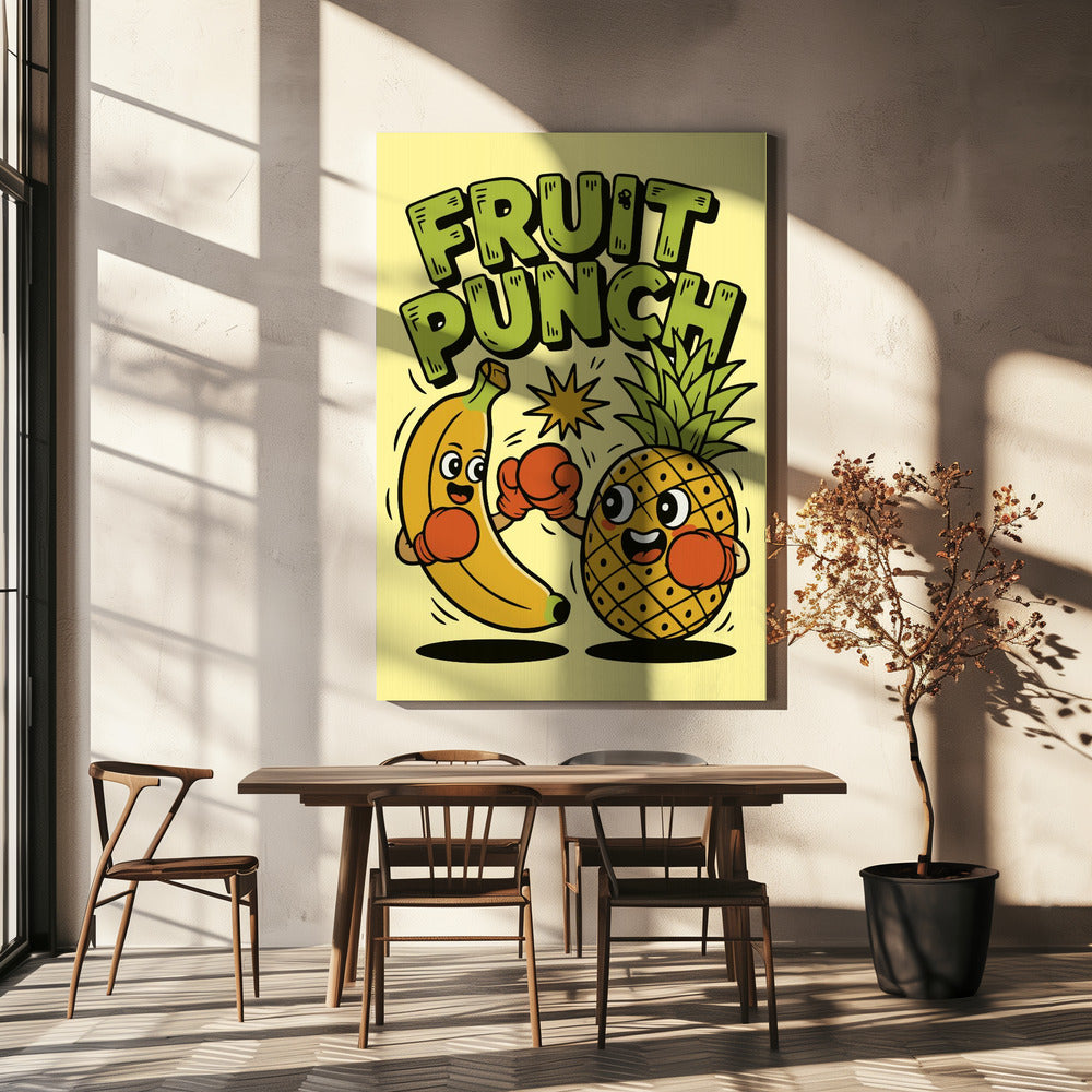 Fruit Punch Roze | Canvas