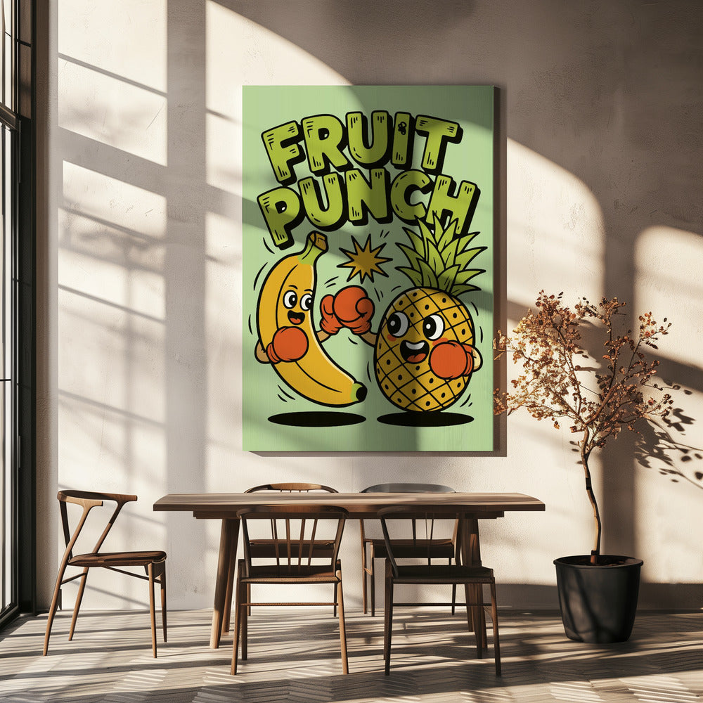 Fruit Punch Roze | Canvas