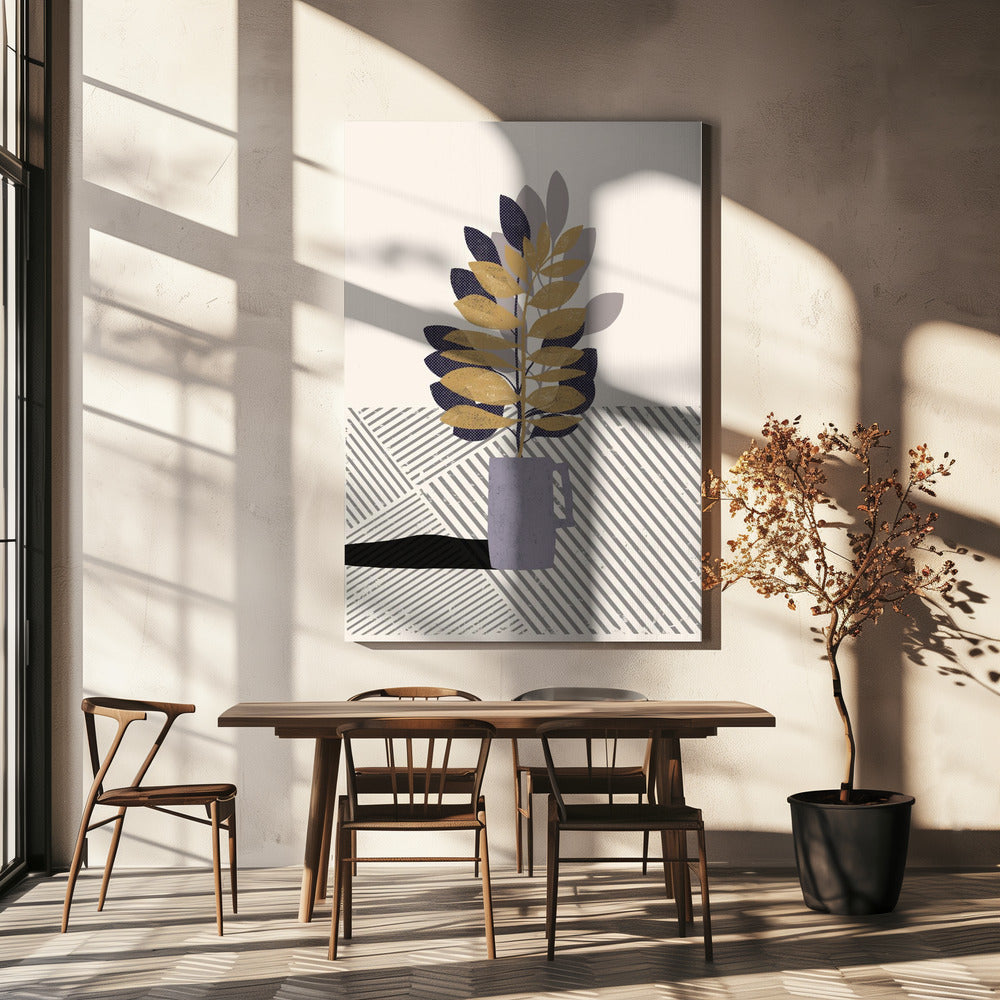 Vase a By Catsanddotz 5 To 7 30 X 42 Inches L | Canvas