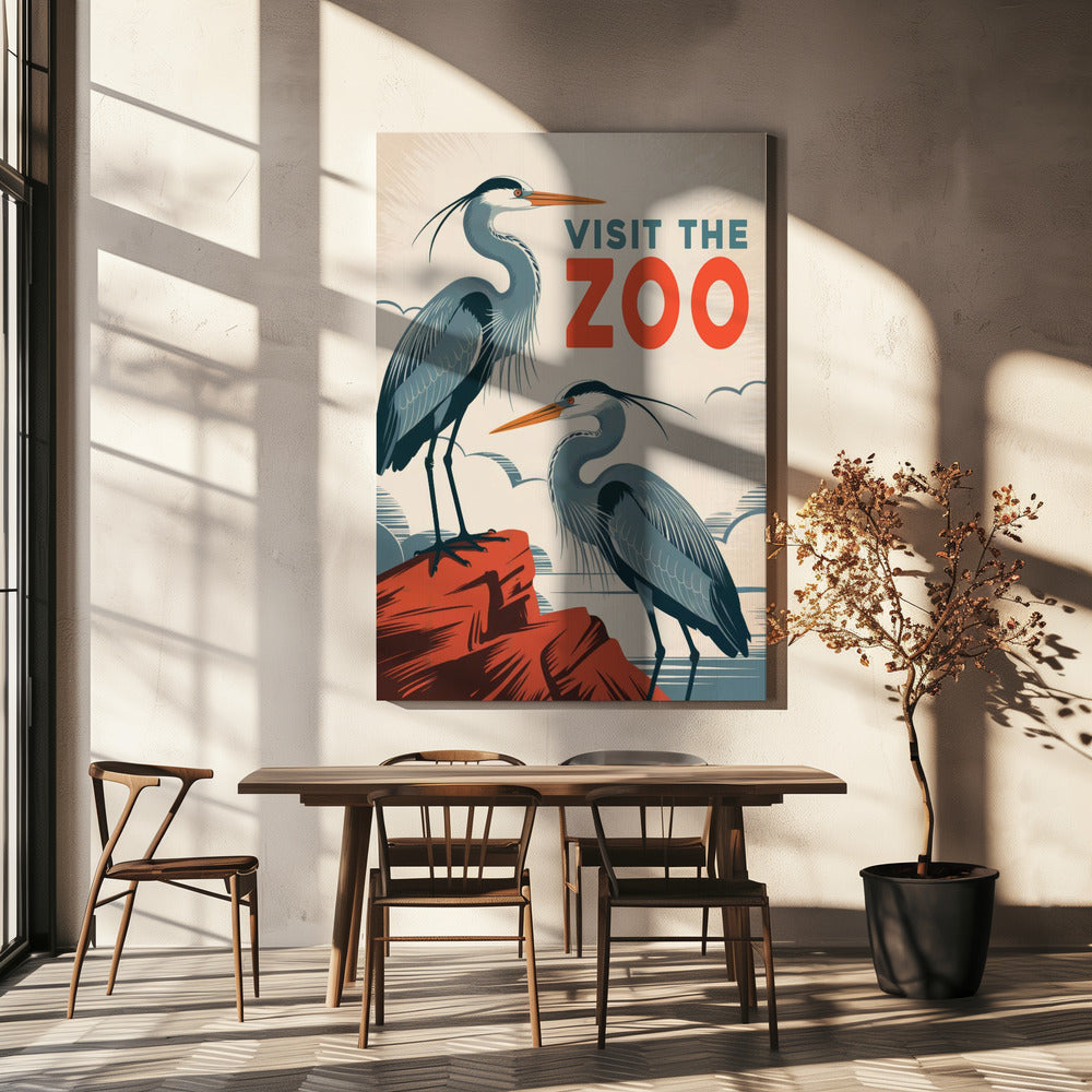 Bezoek de dierentuin | Canvas