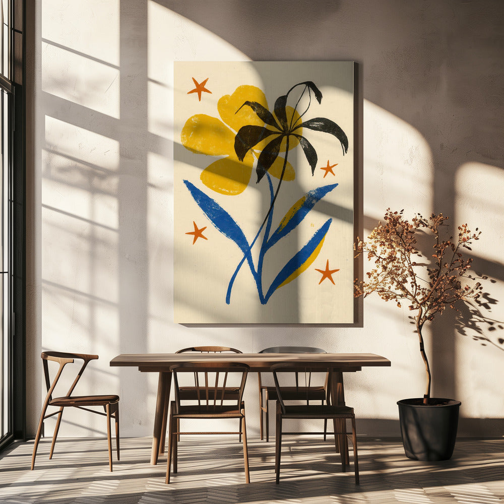 Sterrenbloemdans | Canvas