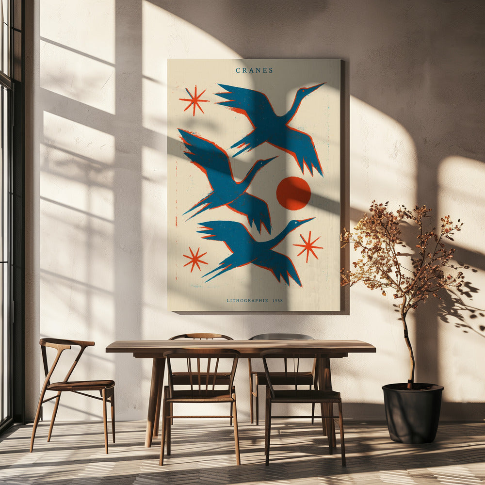 Kranenlithografie | Canvas