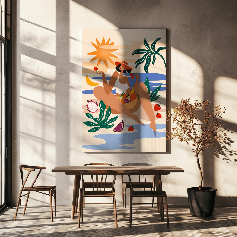 Zoete zomer | Canvas