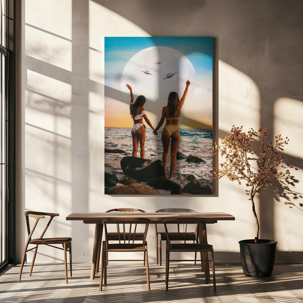 Hier zijn we, UFO | Canvas