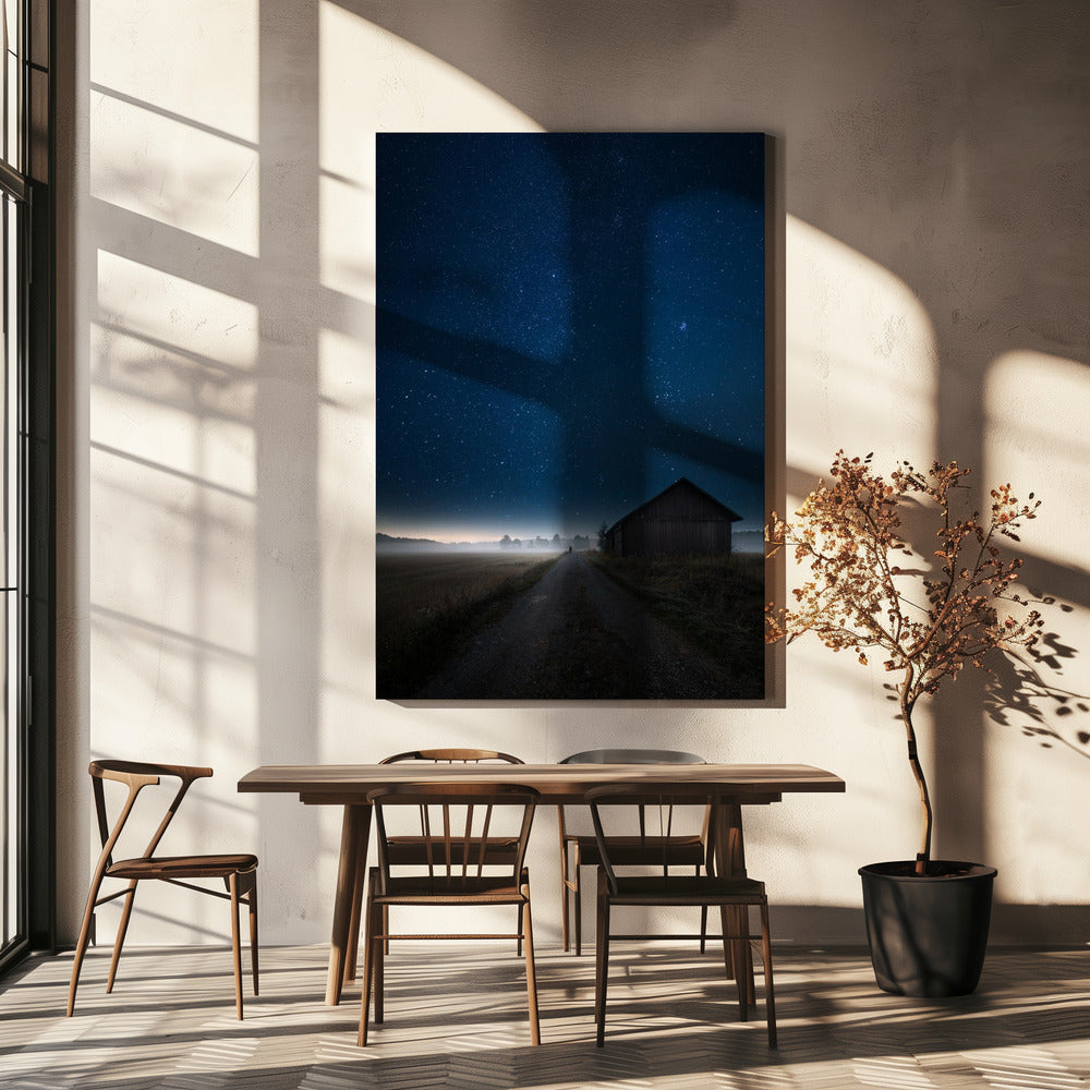 Ik loop alleen | Canvas