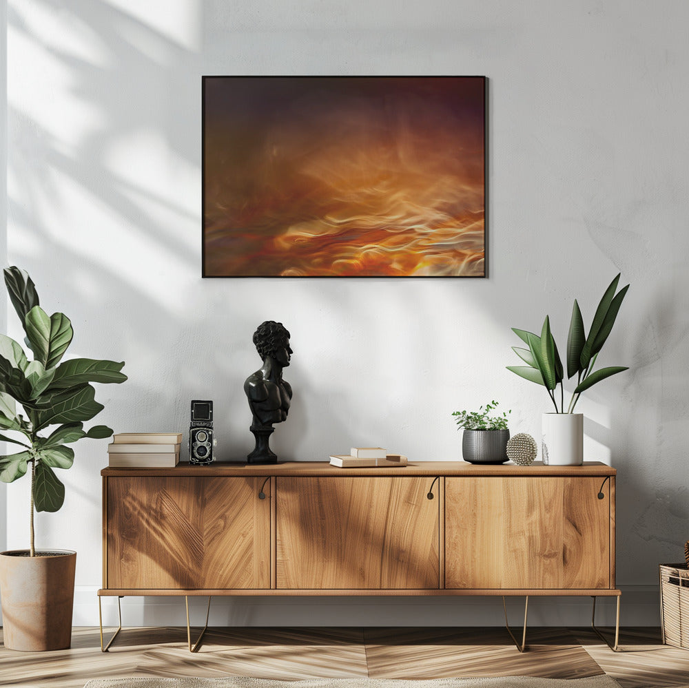 Brandend water | Poster