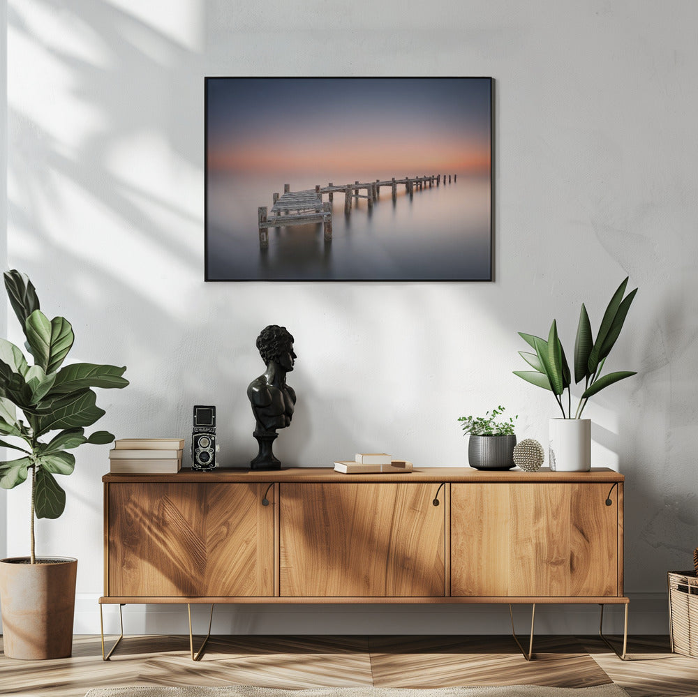 Oude pier II | Poster