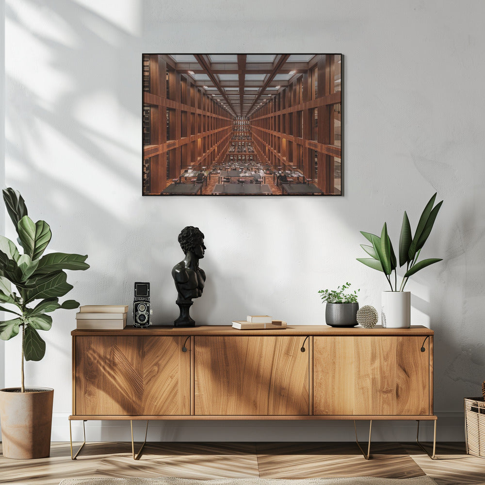 Bibliotheek in Berlijn. | Poster