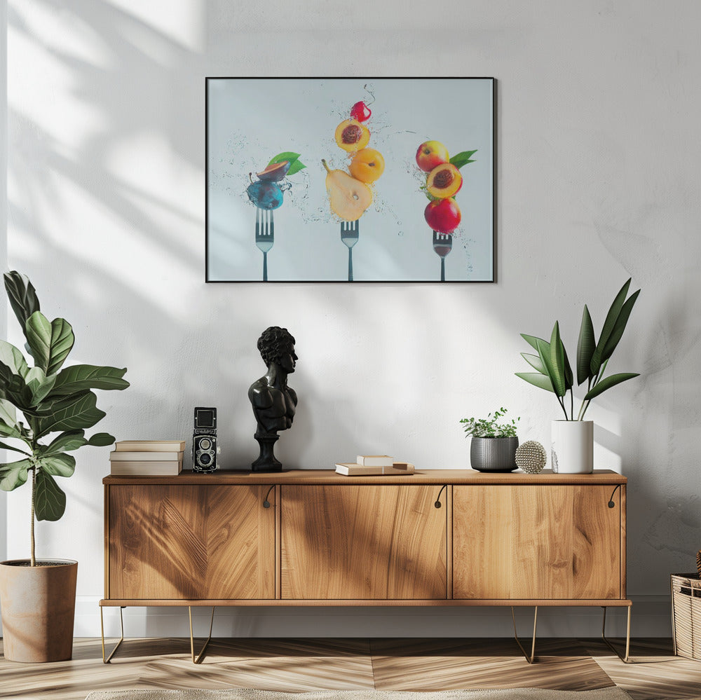 Making fruit salad | Poster