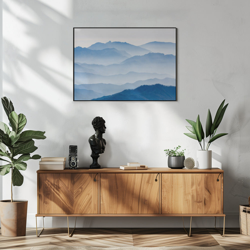 Mistige Bergen | Poster